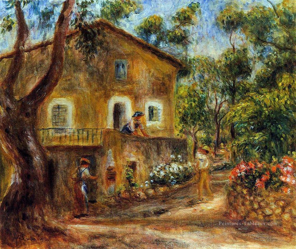 maison à collett à cagnes Pierre Auguste Renoir Peintures à l'huile